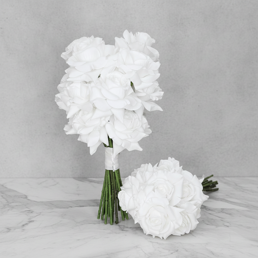 Cleo White Collection-Flowers For Ever After- Made in Melbourne, Shipping Australia Wide