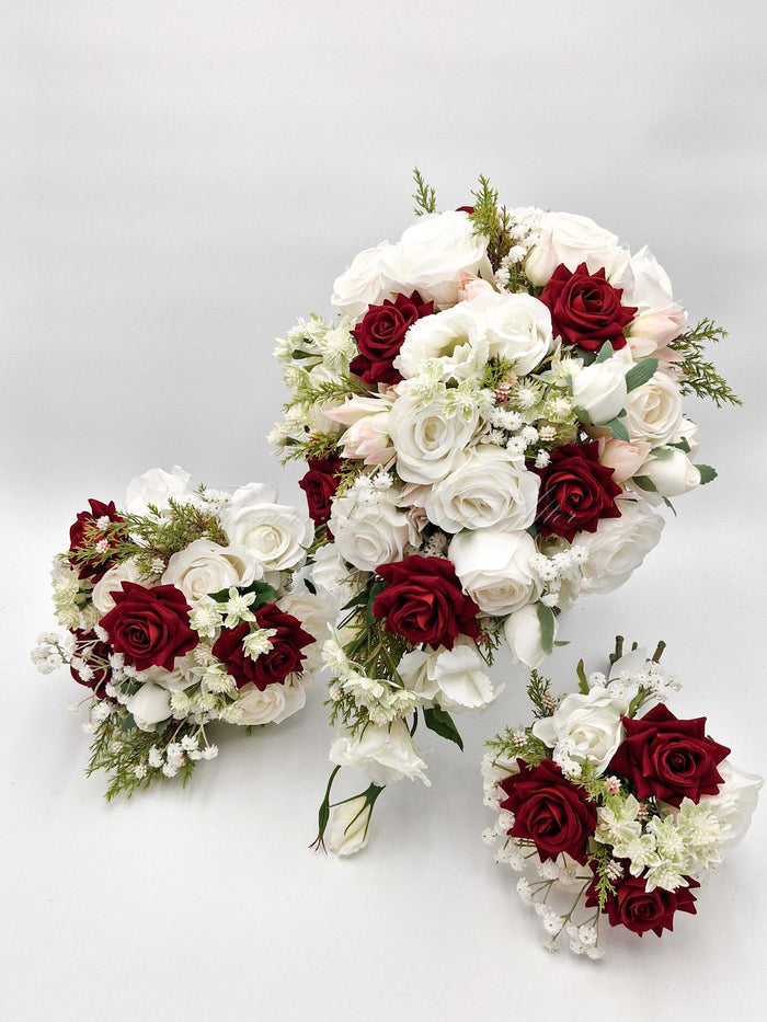 Beth Red Collection-Flowers For Ever After- Made in Melbourne, Shipping Australia Wide