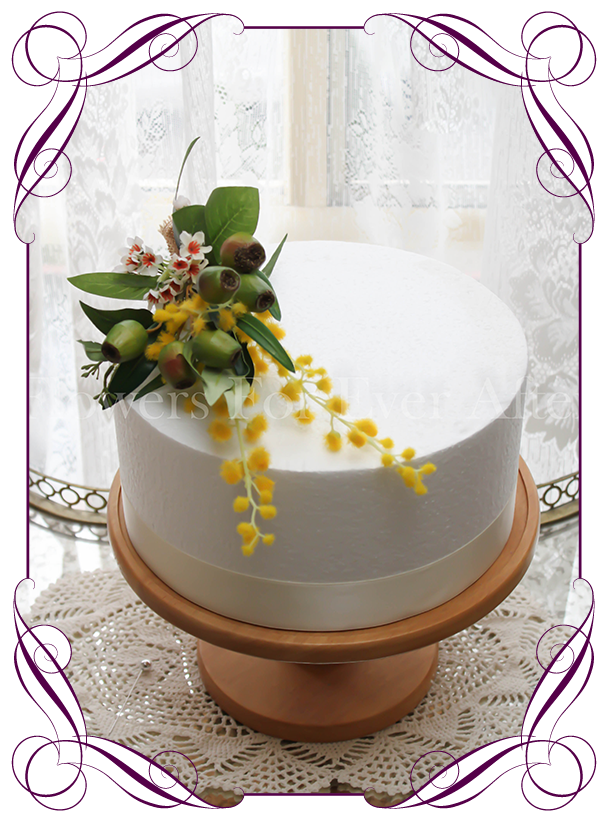 Gumnut Wattle Native Cake Decoration Gorgeous Artificial