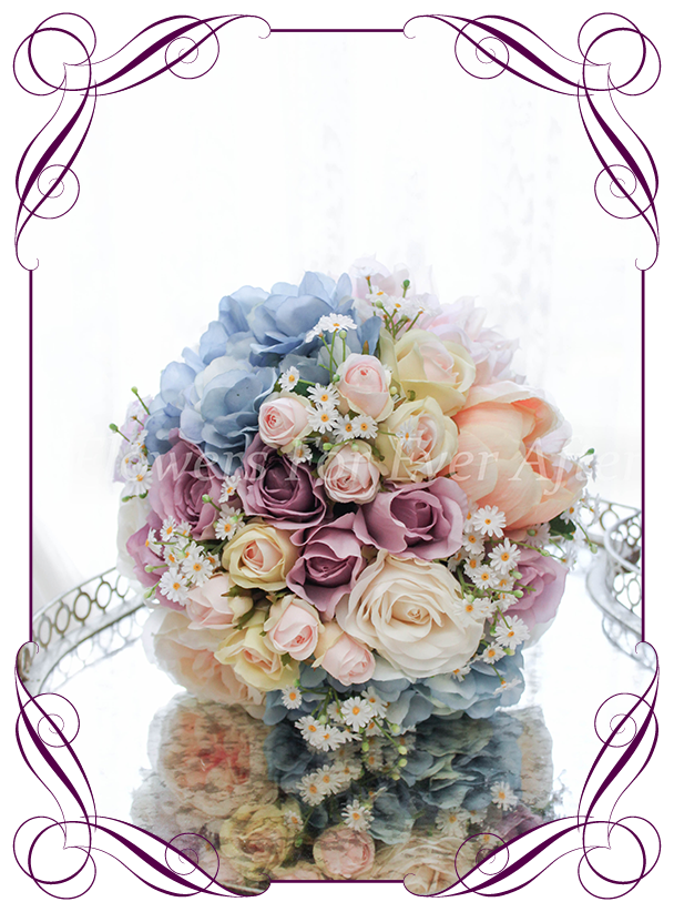 silk bridal flowers