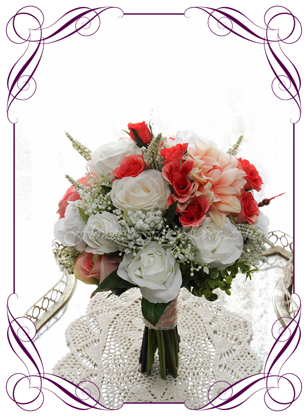 discount silk bridal bouquets