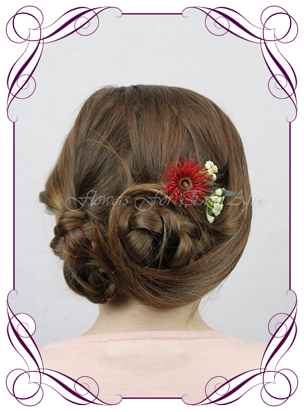 Eliza Native Floral Hair Pin | Artificial Bridal Bouquets & Silk Wedding  Flower Packages - Flowers For Ever After®
